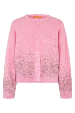 2384 Beaded Fluffy Knit, Crewneck Cardigansg-pf25-k037-2384*Stine Goya Best