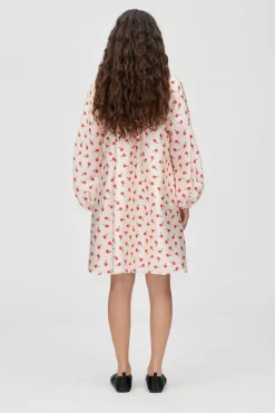 Stine Goya 2067 Flat Textured Poly, Voluminous Bow Dresssg-ps26-d150-2067< Kjoler