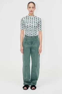 2244 Stocking Jersey, Elastic Short Sleeve T-shirtsg-pf25-t071-2244*Stine Goya Best