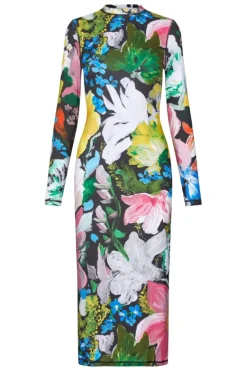 Stine Goya 2244 Stocking Jersey, Pullover Long Sleeve Midi Dresssg-aw25-d074-2244< Kjoler