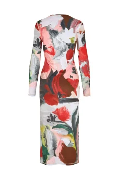 2244 Stocking Jersey, Pullover Long Sleeve Midi Dresssg-ps26-d074-2244*Stine Goya Sale