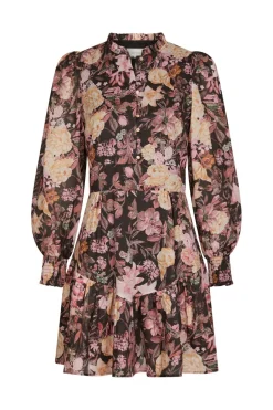 Neo Noir Aberto Big Flower Dress 166923< Kjoler|Ammevenligt Tøj