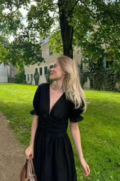 BYIC Adelic Long Ss Dress< Kjoler