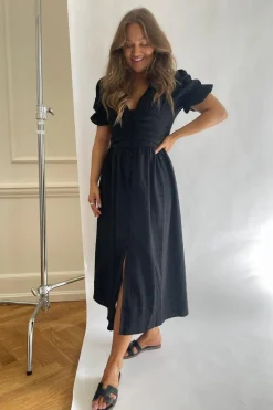 BYIC Adelic Long Ss Dress< Kjoler