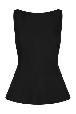 Agape Structure Tie Top 166980*Neo Noir Best