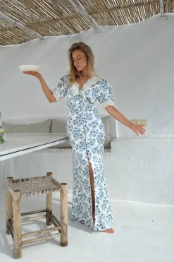 Agneteic Long Dress A23810*BYIC Hot