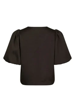 Aisa Dull Satin Blouse 164658*Neo Noir Best