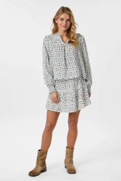 Neo Noir Alett Dot Flower Skirt 165350< Sæt 🛍️|Nederdele