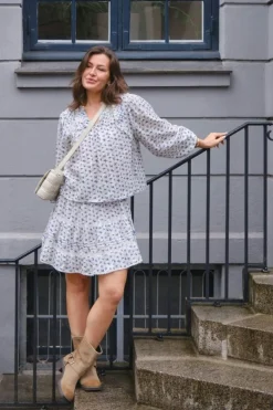 Neo Noir Alett Dot Flower Skirt 165350< Sæt 🛍️|Nederdele