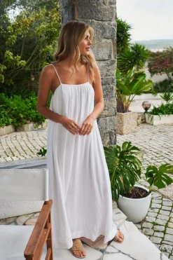 Neo Noir Allie Soft Linen Dress< Kjoler