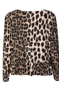 Liberte Alma Ls Frill T-Shirt 9557< Bluser & Skjorter