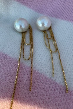 Alma Pearl Earring 191BO56*Mellow Moon Best
