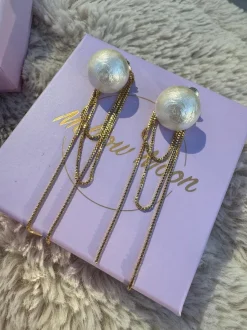 Alma Pearl Earring 191BO56*Mellow Moon Best