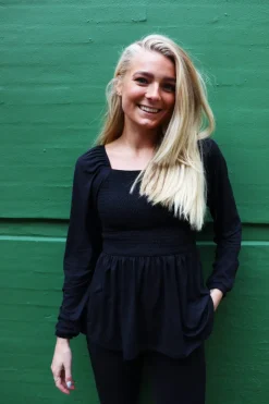 Liberte Alma-Ls-Smock-Top< Bluser & Skjorter