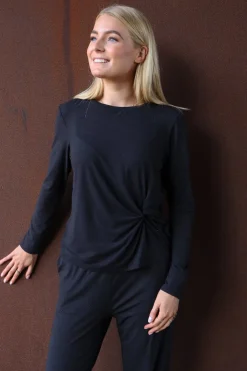 Alma-Ls-Twist-Tshirt 22148*Liberte