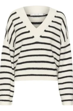 Gestuz Alphagz V-Neck Striped< Bluser & Skjorter|Strik