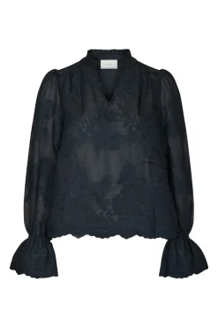Neo Noir Amara Big Embroidery Blouse 163032< Bluser & Skjorter