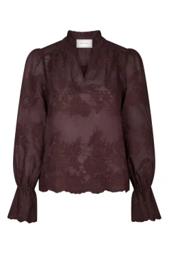Neo Noir Amara Big Embroidery Blouse 163032< Bluser & Skjorter