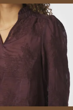 Neo Noir Amara Big Embroidery Blouse 163032< Bluser & Skjorter