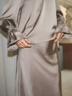 Neo Noir Amara Heavy Satin Bedaz Blouse 166578< Bluser & Skjorter