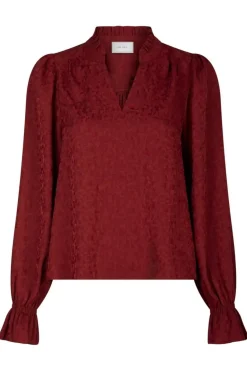 Neo Noir Amara Jacquard Dot Blouse 164320< Bluser & Skjorter