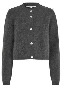 Second Female Andrea Knit Rib LS Cardigan 60126< Cardigans|Ammevenligt Tøj