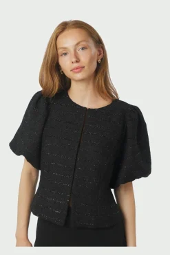 Neo Noir Anela Boucle Blouse 166958< Bluser & Skjorter|Ammevenligt Tøj
