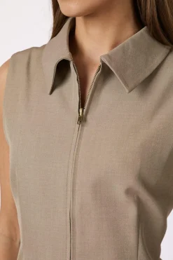 Neo Noir Annabella Structure Waistcoat 165355< Sæt 🛍️|Veste