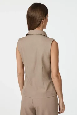 Neo Noir Annabella Structure Waistcoat 165355< Sæt 🛍️|Veste