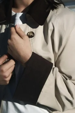 Anneli Cord Coat 160548*Neo Noir Clearance