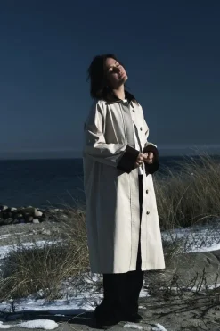 Anneli Cord Coat 160548*Neo Noir Clearance