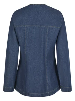 Neo Noir Annie Denim Blouse< Bluser & Skjorter|Ammevenligt Tøj