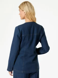 Neo Noir Annie Denim Blouse< Bluser & Skjorter|Ammevenligt Tøj
