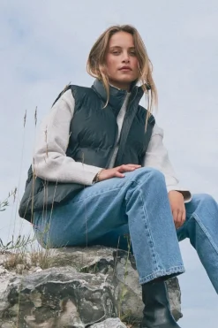 Neo Noir Annike C Puffer Waistcoat< Veste