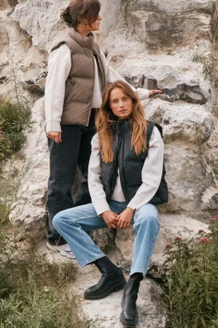 Neo Noir Annike C Puffer Waistcoat< Veste