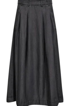 Co´Couture Anyacc Denim Pleat Skirt 34181< Nederdele