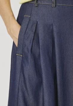 Co´Couture Anyacc Denim Pleat Skirt 34181< Nederdele