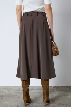 Co´Couture Anyacc Midi Pleat Skirt 44040< Nederdele