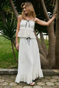 Neo Noir Ariella Crepe Skirt 165814< Sæt 🛍️|Nederdele