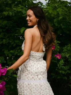 Neo Noir Ariet Fine Print Top 165346< Sæt 🛍️|T-Shirts & Toppe