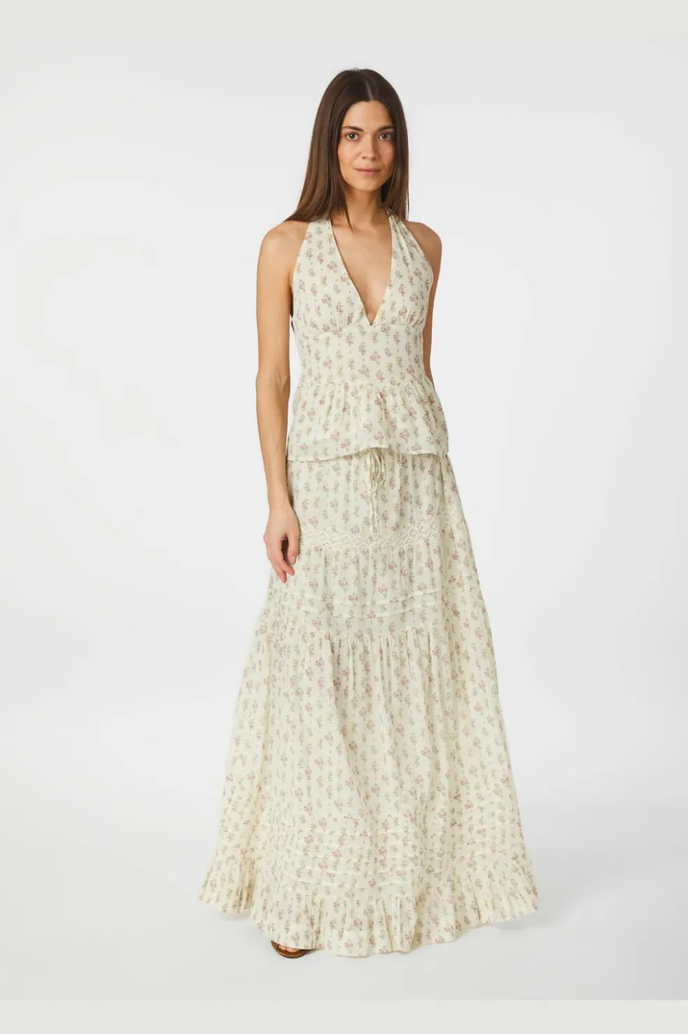 Neo Noir Ariet Fine Print Top 165346< Sæt 🛍️|T-Shirts & Toppe