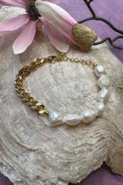 Armbånd Perle & Forgyldt*Mellow Moon