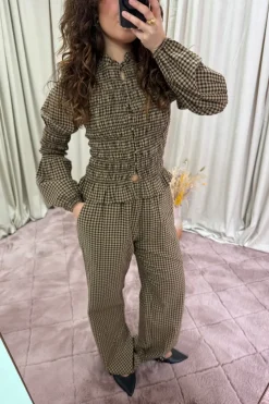 Neo Noir Astra Check Pants 165414< Bukser, Jeans & Leggings