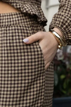 Neo Noir Astra Check Pants 165414< Bukser, Jeans & Leggings