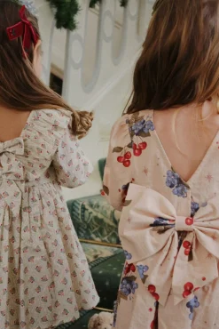 Konges Sløjd Avi Ls Bow Dress Gots Ks104203<Børn Kjoler