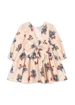 Konges Sløjd Avi Ls Bow Dress Gots Ks104203<Børn Kjoler