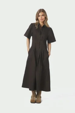 Baia Poplin Dress 165343*Neo Noir Outlet