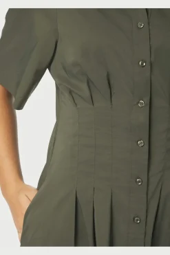 Neo Noir Baia Poplin Dress 165343< Kjoler