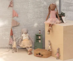 Balletdragt Og Tylskørt Creme, Størrelse 3*Maileg Online