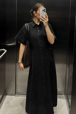 Neo Noir Balli Denim Dress 163548< Kjoler|Ammevenligt Tøj